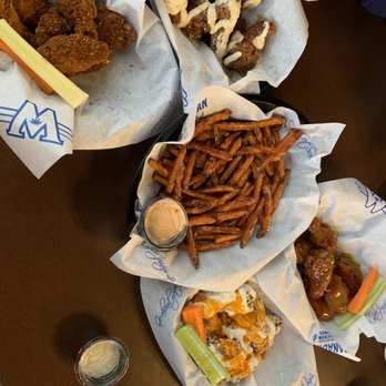 Wild Wing - Four flavours, sweet potato fries - Sports Bars Near Me - Markham, Ontario