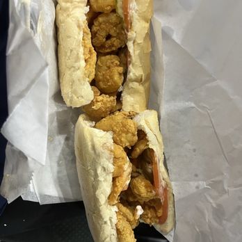Pontchartrain Po-Boys - Large Shrimp Poboy - Seafood Near Me - Mandeville, Louisiana