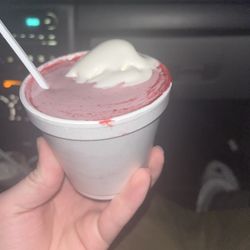 Dairy Dream of Albany - Melted raspberry fudge chunk blitz size small.