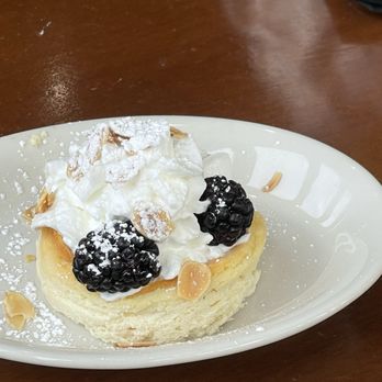 Noyo River Grill - This was a lemon cheesecake, very light and fluffy not dense like a normal cheesecake.  It was absolutely divine!! - American Near Me - Fort Bragg, California