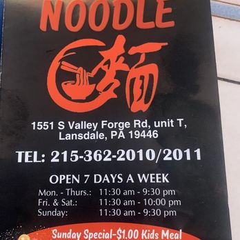 Asian Lucky Noodle - Front of menu - Noodles Near Me - Lansdale, Pennsylvania Asian Lucky Noodle - Front of menu - Noodles Near Me - Lansdale, Pennsylvania