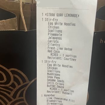 honeygrow - This is what we ordered and did not get - Salad Near Me - Columbia, Maryland honeygrow - This is what we ordered and did not get - Salad Near Me - Columbia, Maryland