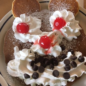 IHOP - Funny face pancake!!! - American Near Me - Virginia Beach, Virginia