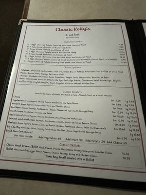Menu photo 3 Kelly's Restaurant Cedar Springs, MI