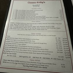 Kelly's Restaurant - Breakfasts
