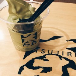 Tsujiri - Matcha soft ice cream.