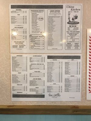 Menu photo 6 China Kitchen Marietta, GA