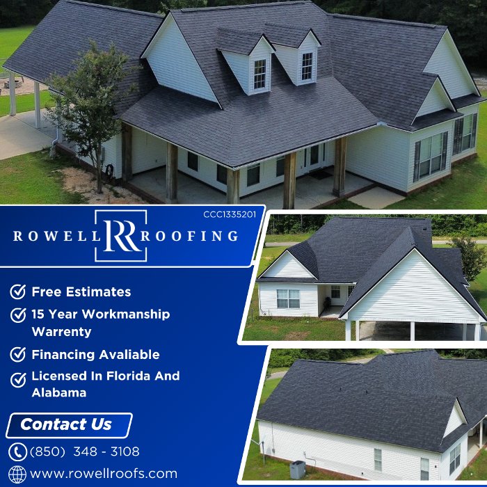 Slide of Rowell Roofing