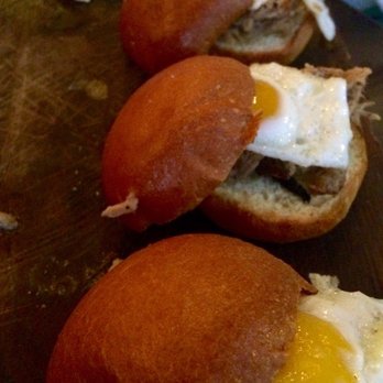 1909 - Sliders topped w/quail eggs - good - Bars Near Me - Temecula, California 1909 - Sliders topped w/quail eggs - good - Bars Near Me - Temecula, California