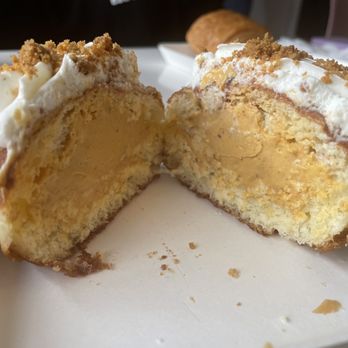 Layered Croissanterie - Pumpkin Cheesecake Donut - Coffee & Tea Near Me - Raleigh, North Carolina Layered Croissanterie - Pumpkin Cheesecake Donut - Coffee & Tea Near Me - Raleigh, North Carolina