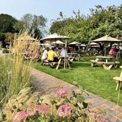 The Flower Pots Inn - Lovely beer garden at The Flower Pots.