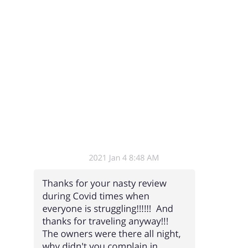 Racist messages "from the owner" of this establishment. Racist messages "from the owner" of this establishment.