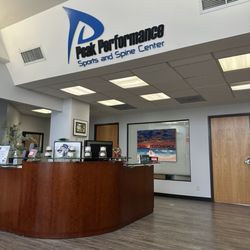 Peak Performance Sports & Spine Center - Counter