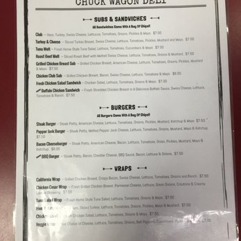 Chuck Wagon Deli - the menu for chuck wagon deli - Delis Near Me - Stafford, Texas Chuck Wagon Deli - the menu for chuck wagon deli - Delis Near Me - Stafford, Texas