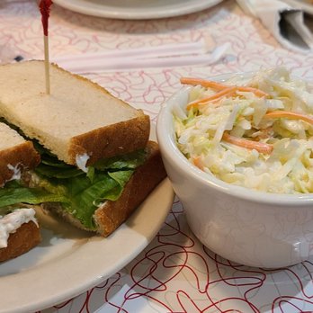 Texas Lunch - Chicken salad sandwich on white with my choice of side. Tuesday's special. - Diners Near Me - Lock Haven, Pennsylvania
