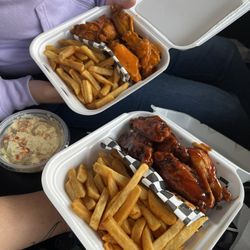 The Hot Spot - 2 bone in combo's with a side of potato salad