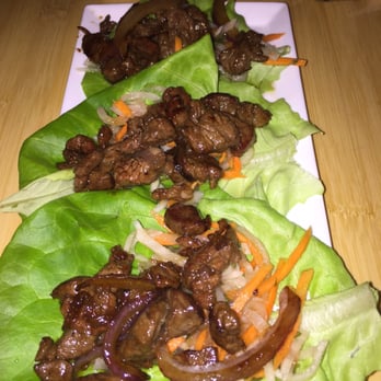 Pacific Rim - Beef lettuce wraps. So good! - Asian Fusion Near Me - Ann Arbor, Michigan