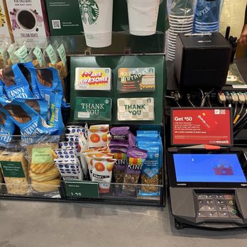 Starbucks - Thank you Gift Cards & items display - Coffee & Tea Near Me - Foothill Ranch, California