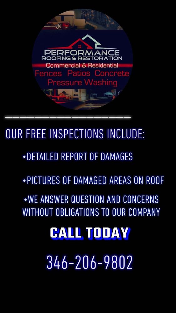Slide of Performance Roofing and Restoration