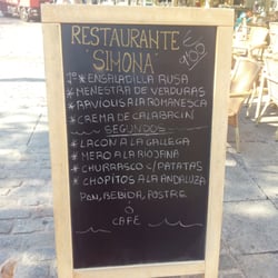 Simona - Menú del día