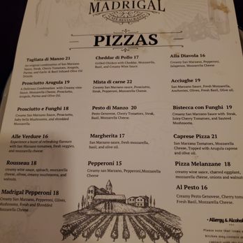 Madrigal - Menu - Pizza Near Me - Columbia, South Carolina Madrigal - Menu - Pizza Near Me - Columbia, South Carolina