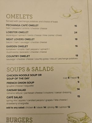 Menu photo 4 The Pechanga Cafe Temecula, CA