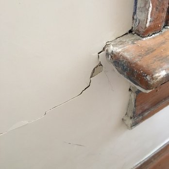 Pella - Plaster damage from installation of new Pella windows. - Windows Installation Near Me - Denver, Colorado