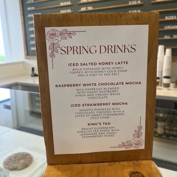 Central Coffee - spring specialty drinks - Coffee & Tea Near Me - Santa Rosa, California