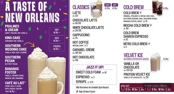Menu photo 1 PJ's Coffee Ocean Springs, MS Menu photo 1 PJ's Coffee Ocean Springs, MS