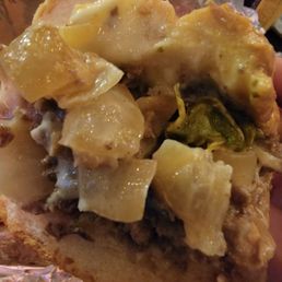 Cross section. Big chunks of onions cooked perfectly. Cross section. Big chunks of onions cooked perfectly.