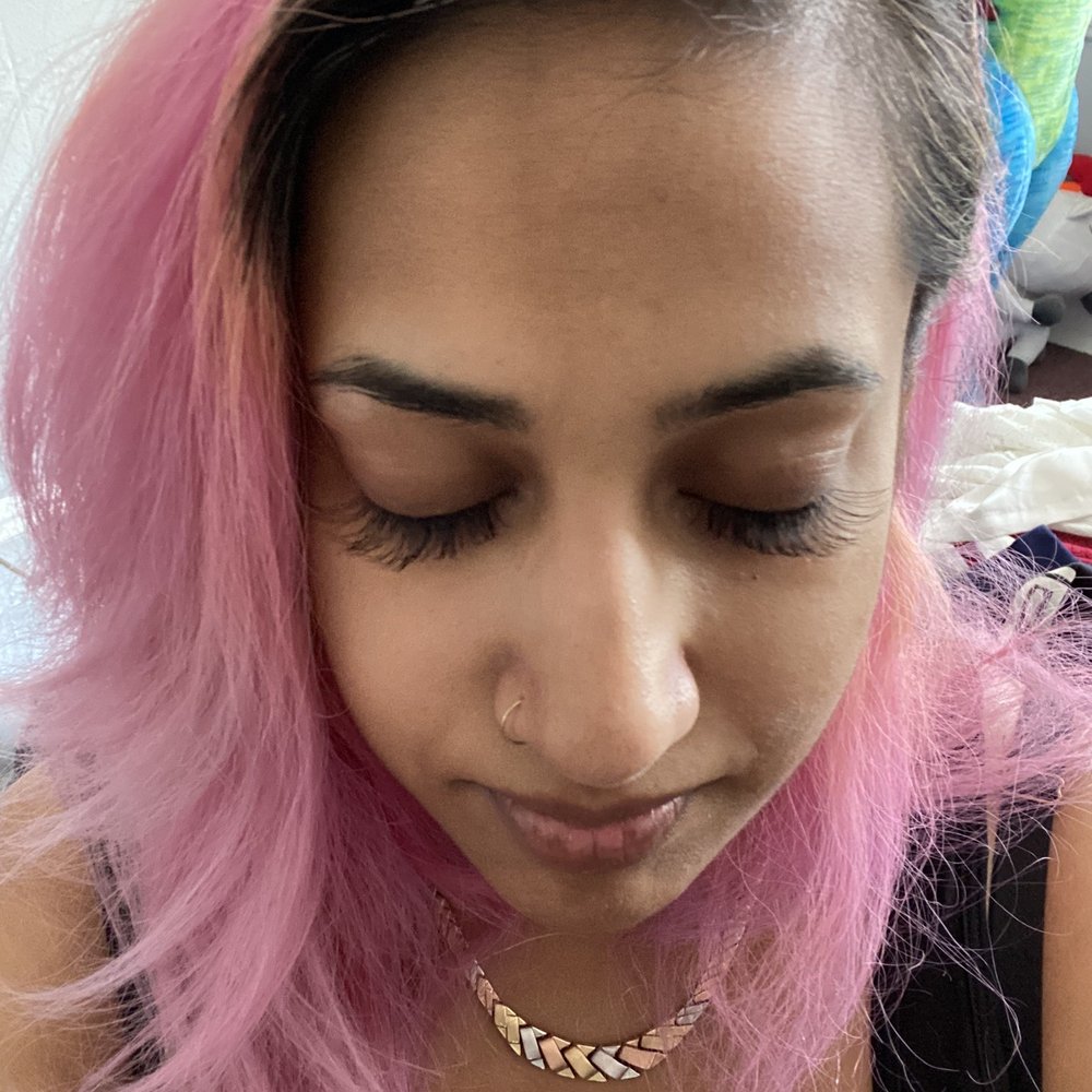 Diamond Lash and Threading - 13 mm length since I do have large round eyes - Eyelash Service Near Me - Queens, New York
