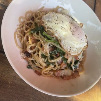 a Mano - BREAKFAST SPAGHETTI - Italian Near Me - San Francisco, California