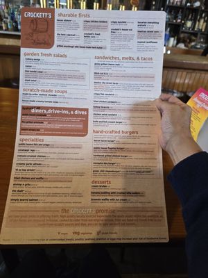 Menu photo 1 Crockett's Public House Puyallup, WA Menu photo 1 Crockett's Public House Puyallup, WA