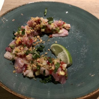 Herringbone Waikiki - Yellowtail crudo - so so - Seafood Near Me - Honolulu, Hawaii