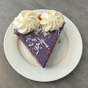 Laurie’s Pie Bar - Ube Coconut Cheesecake Slice - Bakeries Near Me - Long Beach, California