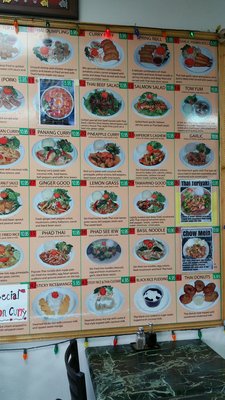 Menu photo 7 1-2-3 Thai Food Port Townsend, WA