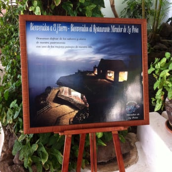 Mirador de La Peña - Info Poster. - Spanish Near Me - Valverde, TF