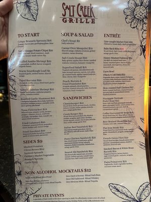Menu photo 2 Salt Creek Grille Princeton, NJ