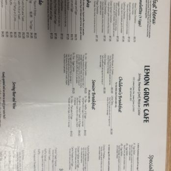 Lemon Grove Cafe - Menu - American Near Me - Lemon Grove, California Lemon Grove Cafe - Menu - American Near Me - Lemon Grove, California