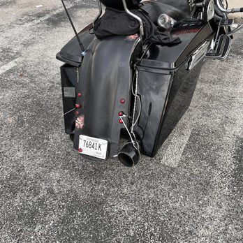 Wildcat Harley-Davidson - Showing damage and how it was unsex to drive, noticed the cable holding the exhaust up and the zip ties - Motorcycle Dealers Near Me - London, Kentucky Wildcat Harley-Davidson - Showing damage and how it was unsex to drive, noticed the cable holding the exhaust up and the zip ties - Motorcycle Dealers Near Me - London, Kentucky