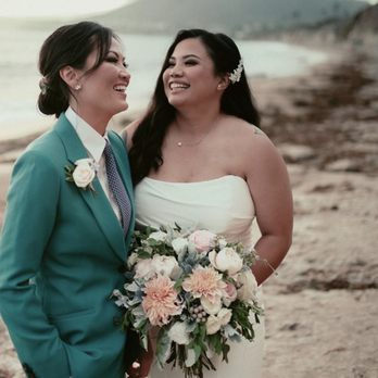Makeup By Anna Grimes - Two beautiful brides who were married at Dolphin Bay, in Pismo Beach. - Makeup Artists Near Me Makeup By Anna Grimes - Two beautiful brides who were married at Dolphin Bay, in Pismo Beach. - Makeup Artists Near Me