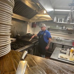 Big Foot Eats & Market - Steve makes magic, with this grill,