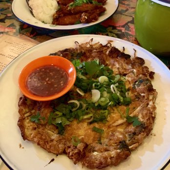 Aroi Mak Mak - Omelette (crispy yet fluffy yum!) - Cocktail Bars Near Me - Redlands, California Aroi Mak Mak - Omelette (crispy yet fluffy yum!) - Cocktail Bars Near Me - Redlands, California