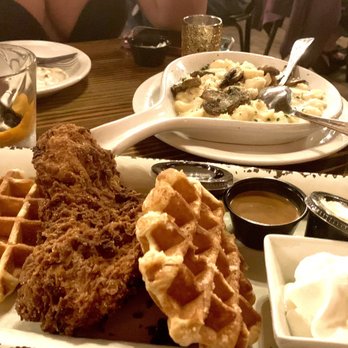 Gigglewaters - Goldie mac and cheese, then the best chicken and waffles I have ever had in my life across the country! - American Near Me - Safety Harbor, Florida