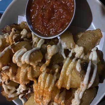 Castell Terrace - Crispy Sea Salt Potatoes, Smoked Pimentón, Aioli $10 - Lounges Near Me - New York, New York Castell Terrace - Crispy Sea Salt Potatoes, Smoked Pimentón, Aioli $10 - Lounges Near Me - New York, New York