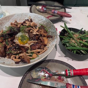Toga - Mushroom don and green beans - French Near Me - Houston, Texas