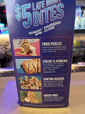 Menu photo 6 Dave & Buster's Folsom Folsom, CA
