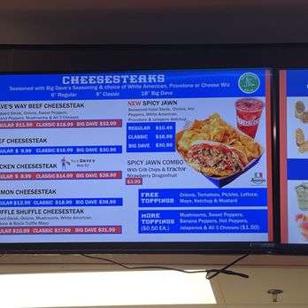 Big Dave's Cheesesteaks - Cheesesteaks Near Me - Atlanta, Georgia