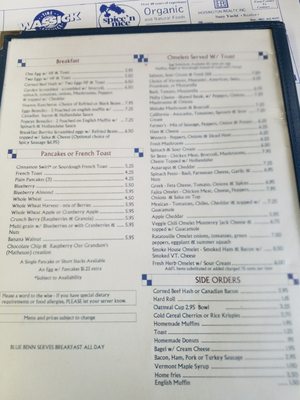 Menu photo 3 Blue Benn Diner Bennington, VT