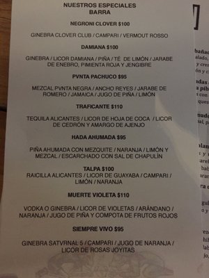 Menu photo 3 Pachuco Guadalajara, JAL